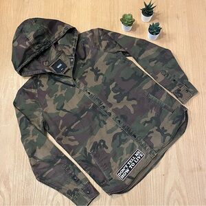 Vans Bradbury Camo Hooded Classic Fit Shirt / Jacket